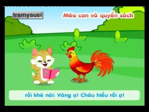 Mèo con và quyển sách - Truyện kể mầm non