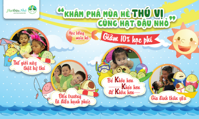 Khám phá hè thú vị cùng Hạt Đậu Nhỏ